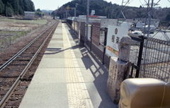 極楽駅明智方面