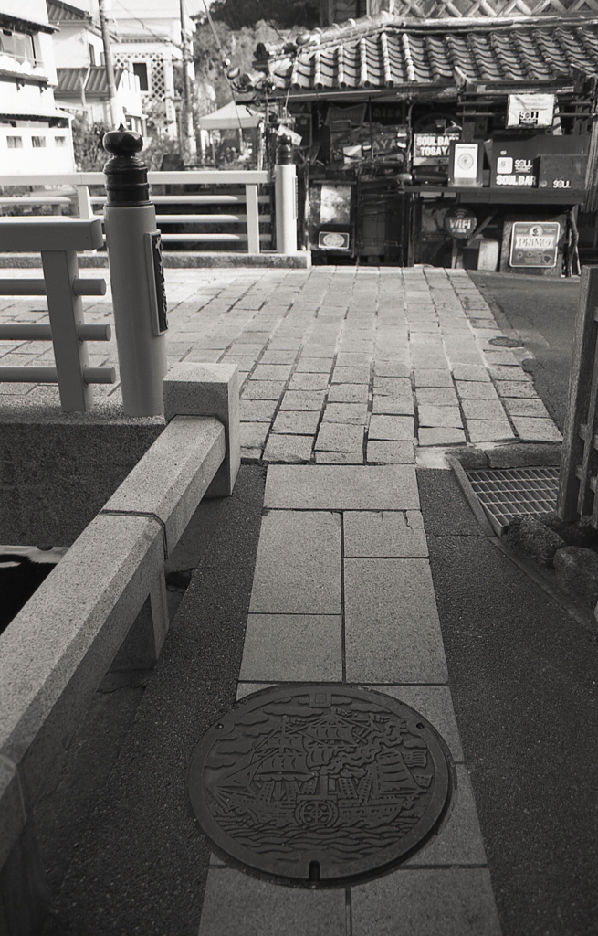 黒船のマンホール