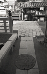 黒船のマンホール