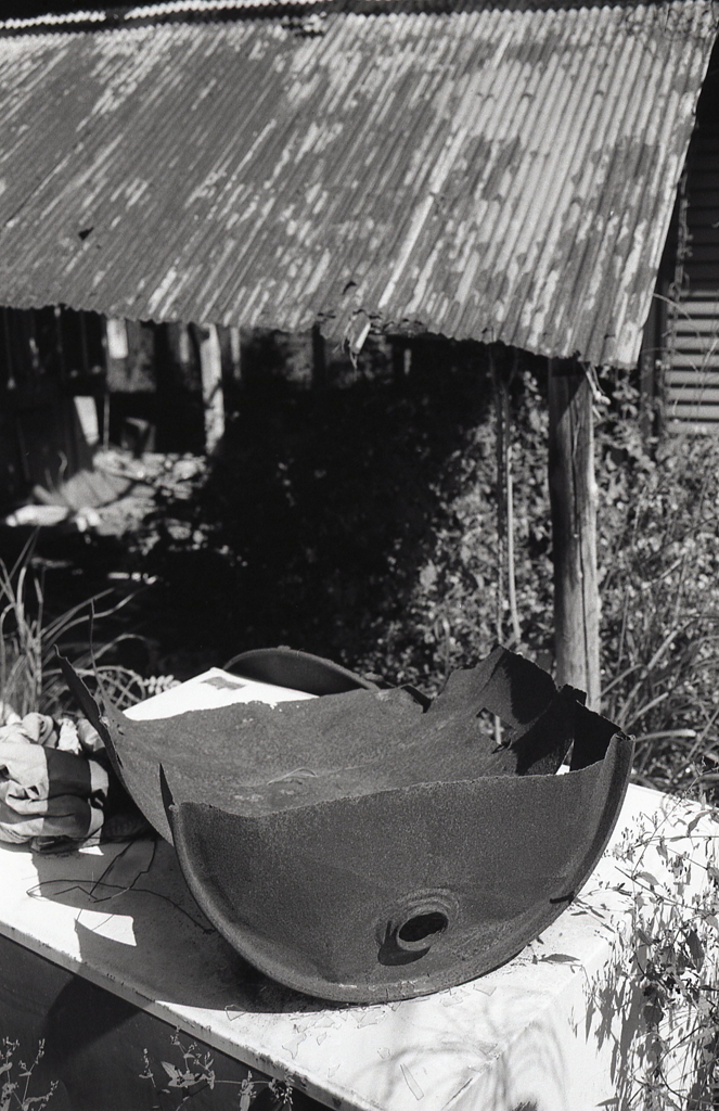雨ざらしの半ドラム