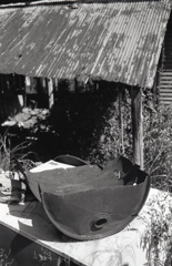 雨ざらしの半ドラム