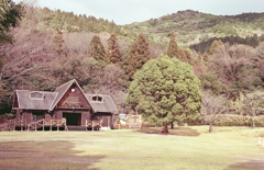 ログハウスの弥勒山