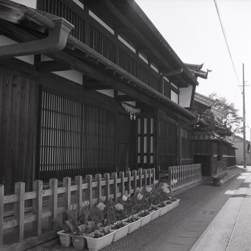 副本陣の商家の屋敷