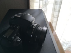 早速EOS Kissに装着して試写です。