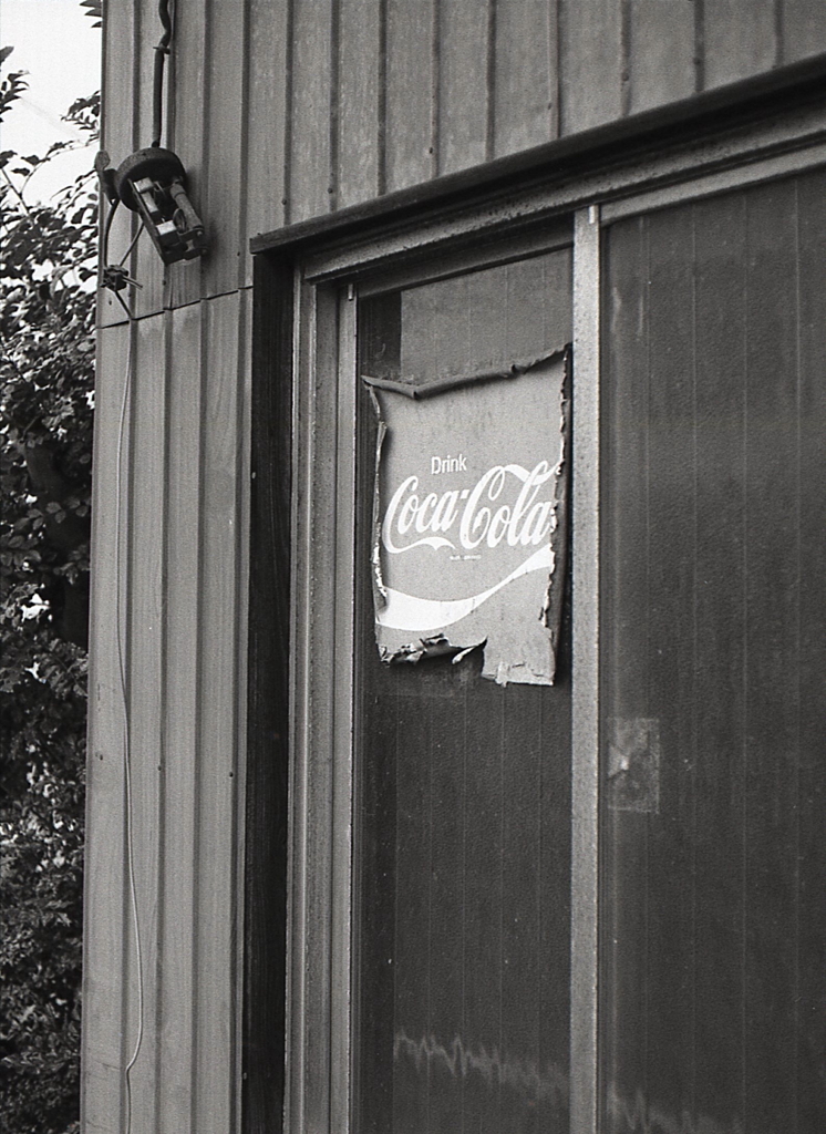 コカ・コーラのシール広告