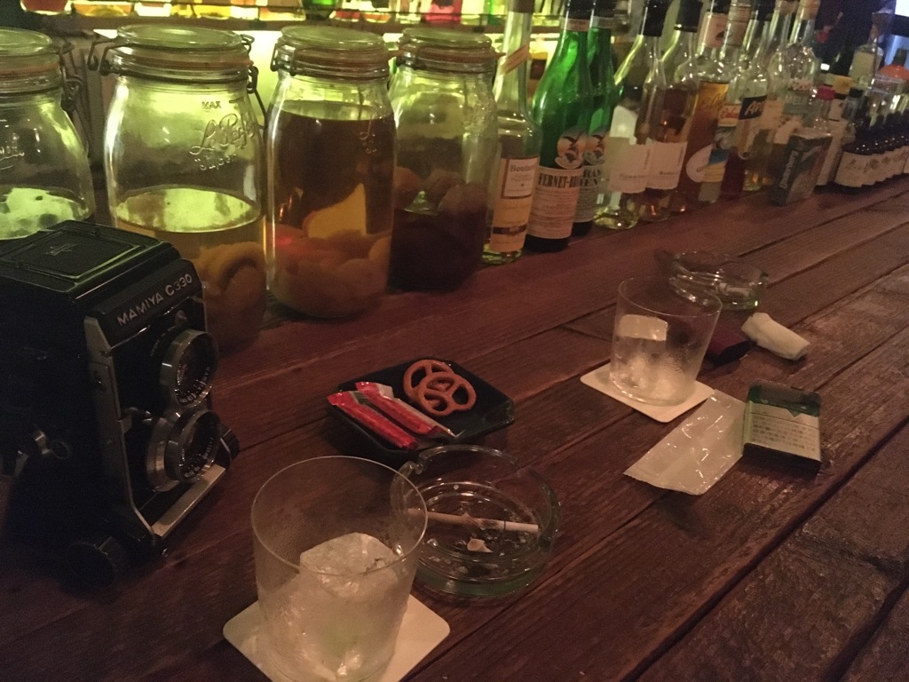 愚父と愚息の二人酒