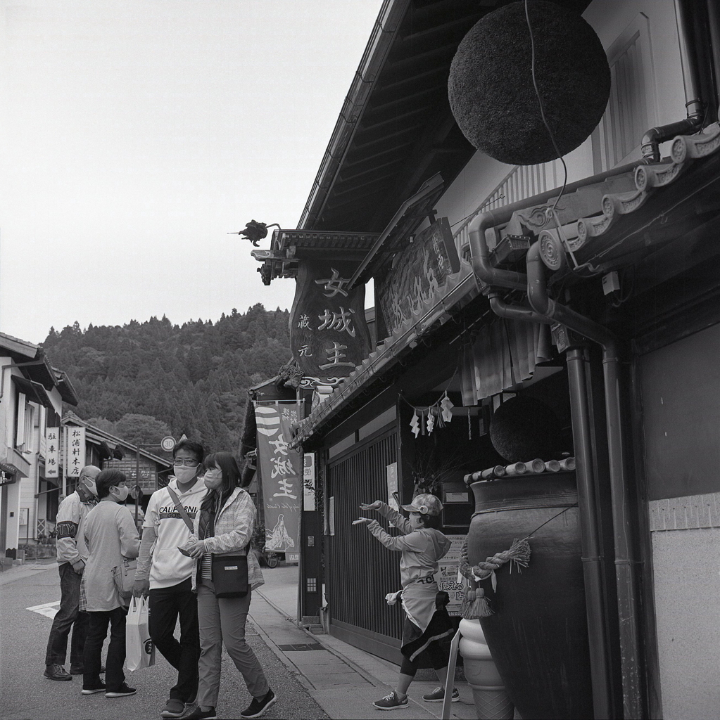 女城主の町並みを歩く