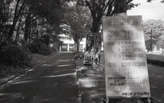 Walk across the campus.