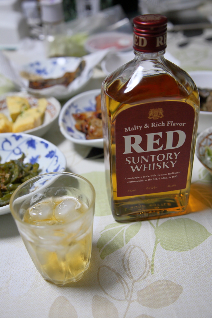 昨夜はREDで…