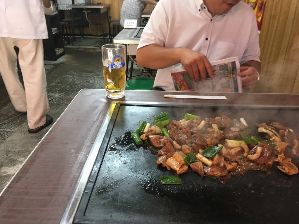 ネギ美味し！肉美味し！そして生ビールも美味かった。（笑