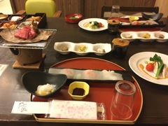 長野県小諸の「菱野温泉常盤館」にて