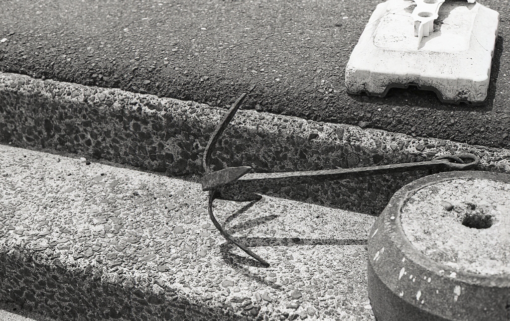 錆びたアンカー