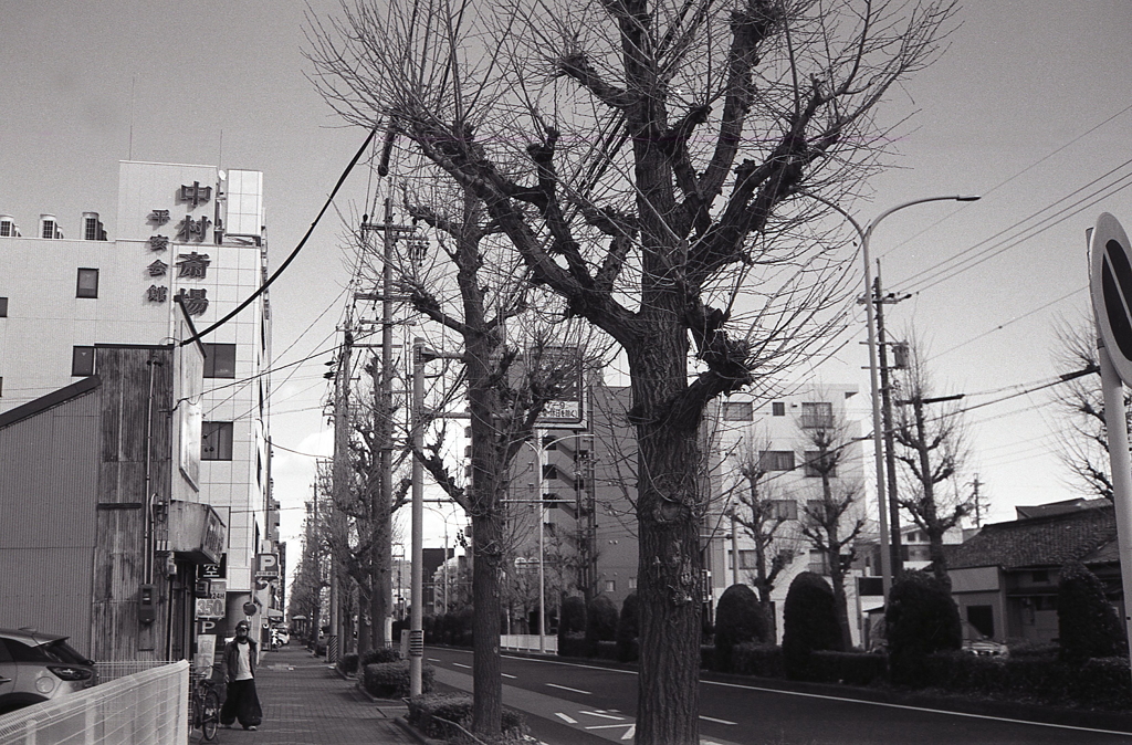 Minolta HI-MATIC E with Redフィルター