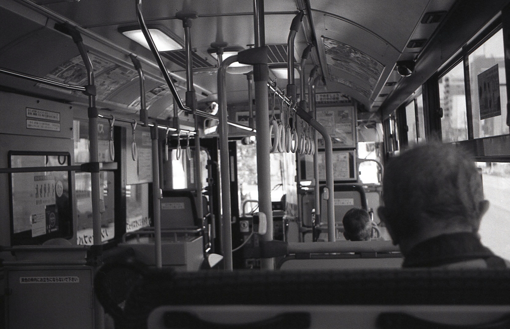 名古屋市営バスに乗って…