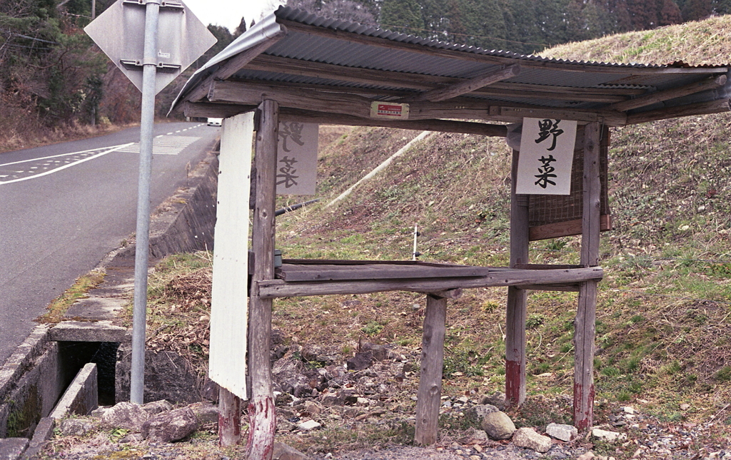 沿道の無人販売