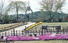 幸せの鐘のある広場