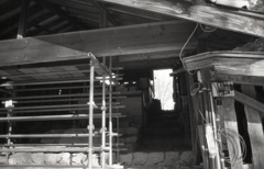 登り窯を見上げると…