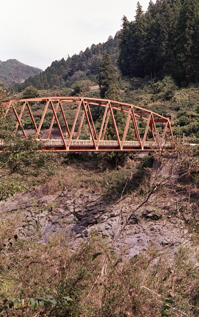 飛騨川にかかるトラス橋Ⅱ