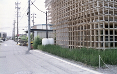 格子の近代建築