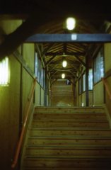 部屋への回廊は永平寺かっ！（笑
