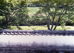 瓦塀の風景