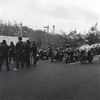 カスタムバイクで集会