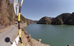 二月の木曽川風景