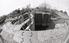 閘門からの風景