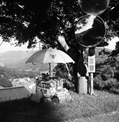 日傘の無人販売