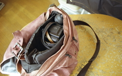 鞄に詰め込んで、さあ…