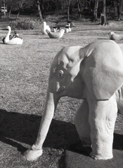 児童公園のぞうさんだよ。
