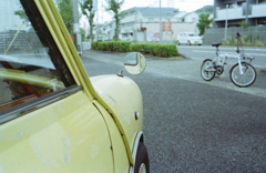フェンダーミラーの先に…Left alone号（笑