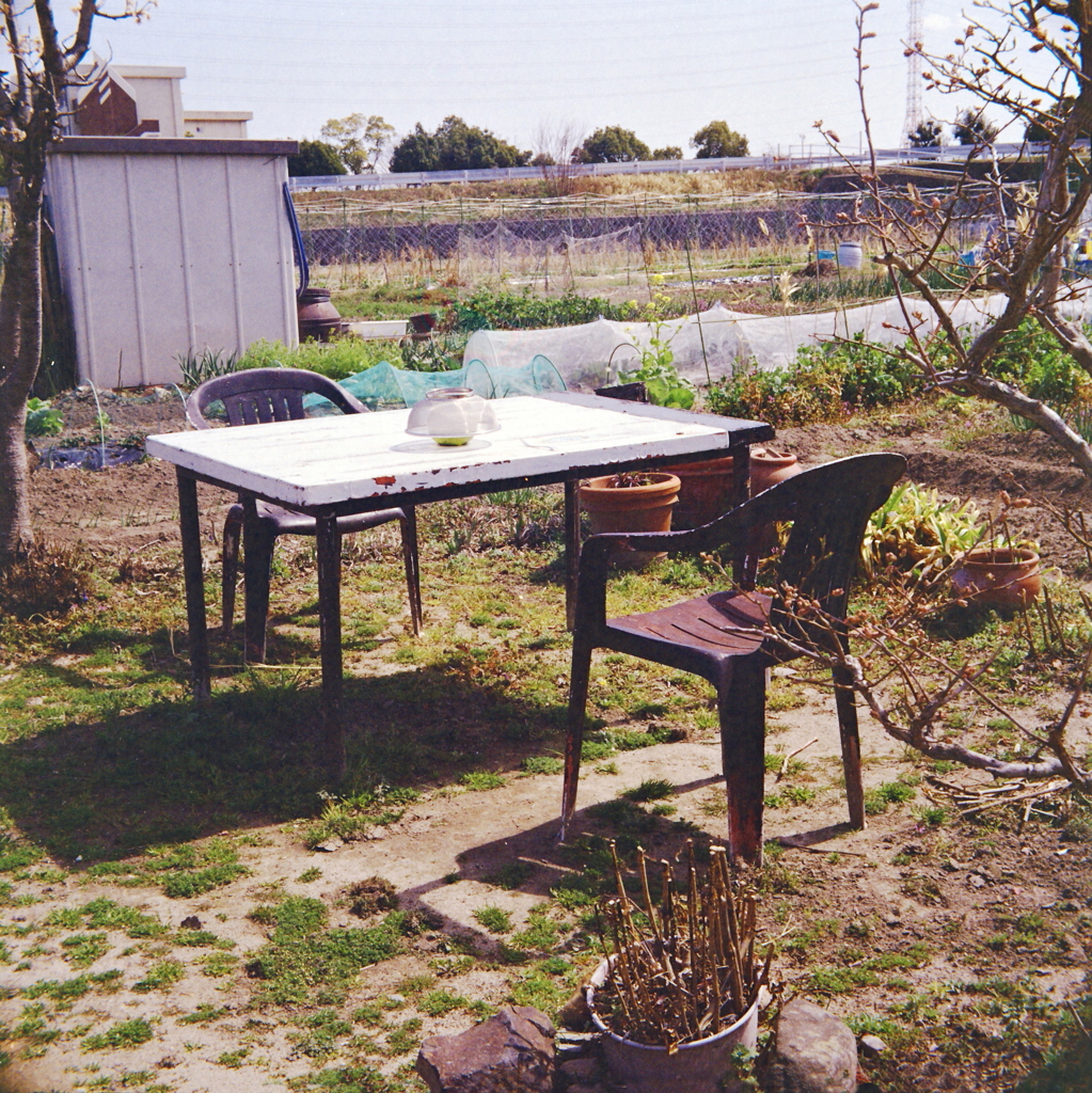 農作業のひとときは…