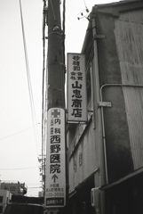 砂糖卸の看板　～旧・大松商店街