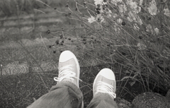 靴買ったよ。（笑