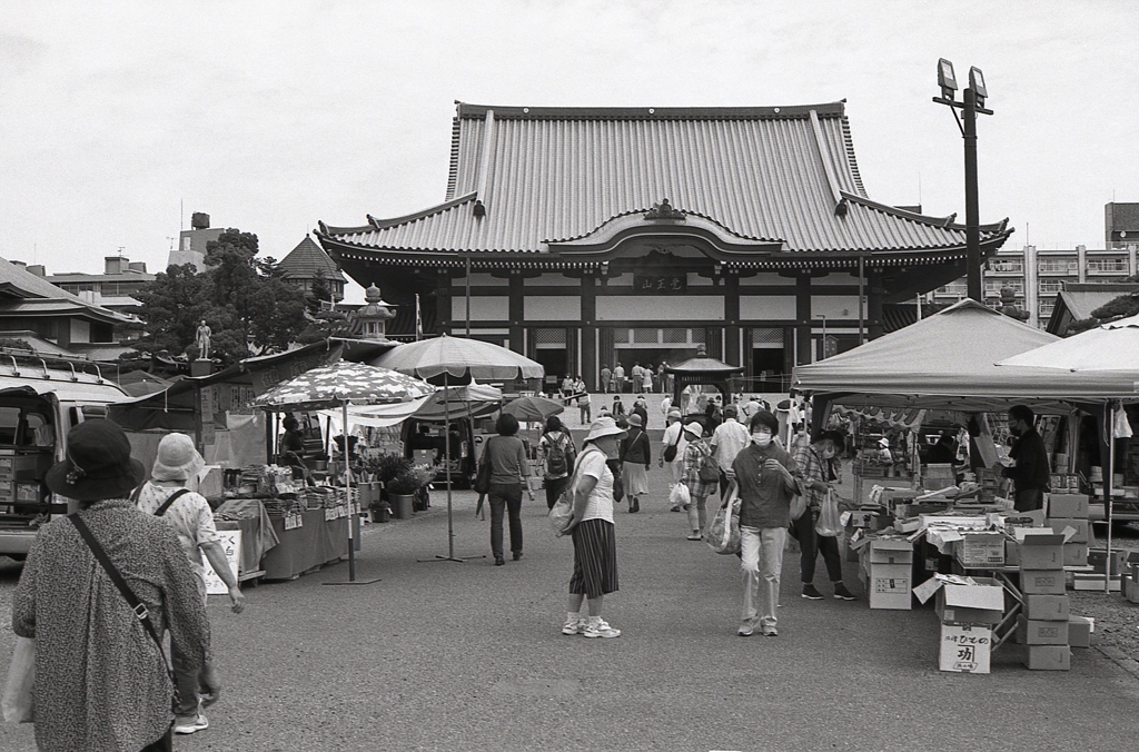 縁日の日泰寺本殿