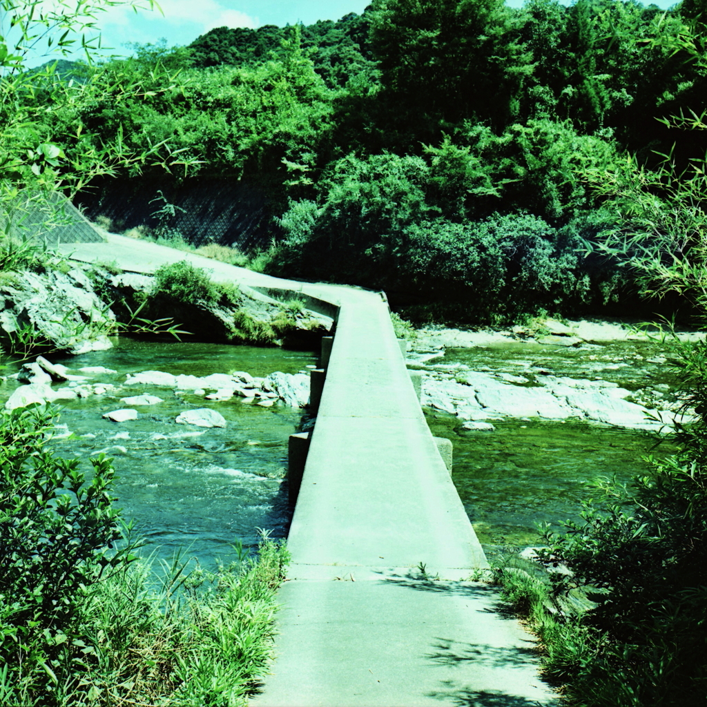 櫛田川の沈下橋