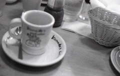 飲み干した珈琲カップ