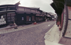 旧街道の町角から 旧街道の町角から