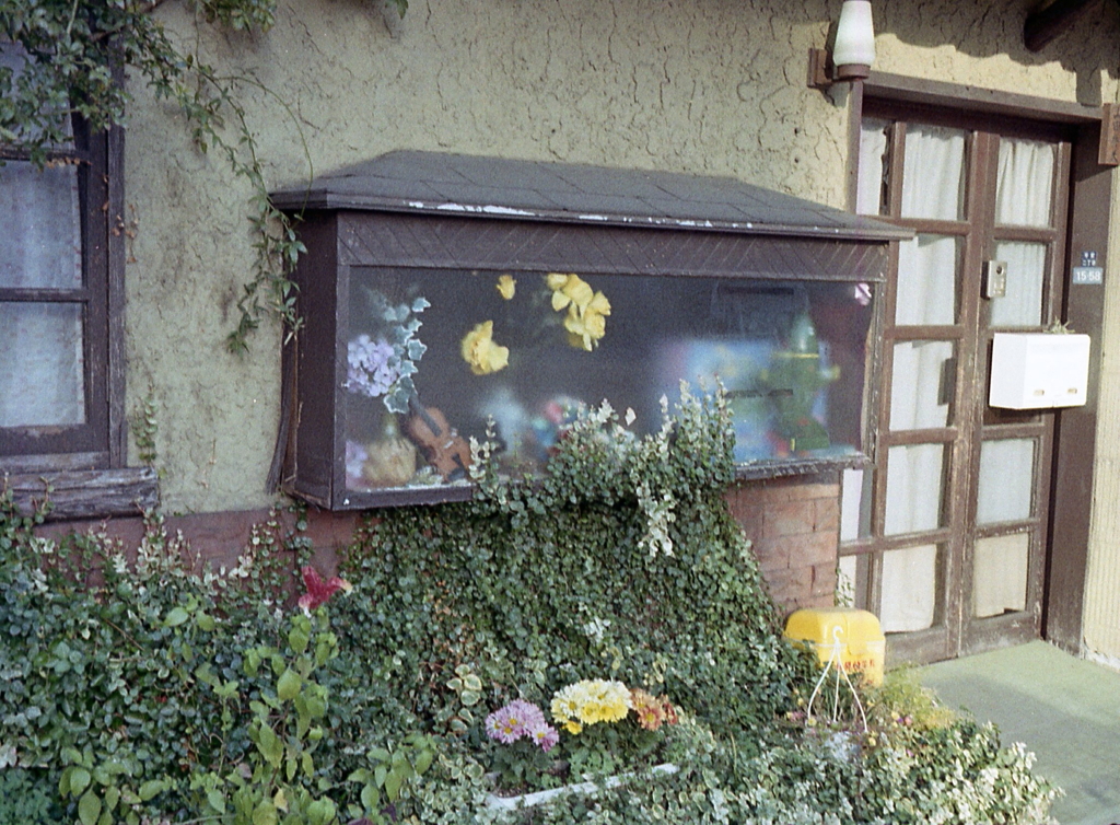 昔店舗のレトロな住居　～四種のフィルムでPEN EE