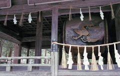 神楽殿の大太鼓