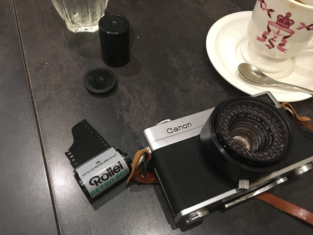 CANONETにRoiiei Retro