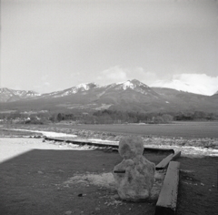 土まじりの雪だるまと浅間山系～１月７日の写真日記