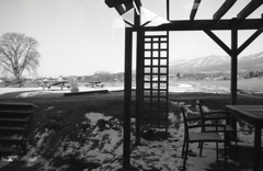 流石にテラス席は誰もいない。