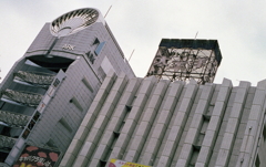 残された屋上看板