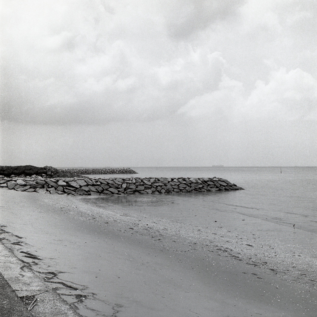 素朴な浜の風景