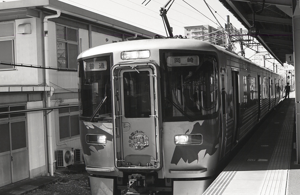 愛知環状鉄道岡崎行き発車！
