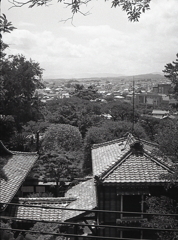 宣長の館から市内を望む