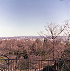 平和公園から市内、そして御岳山…見えずらいね。（苦笑