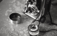 今度はMAMIYA C33にフィルム詰め（苦笑